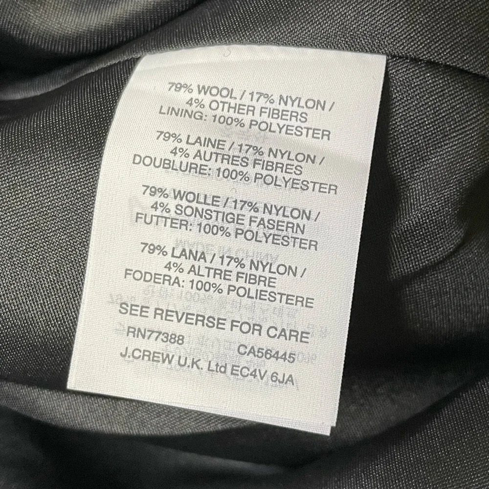 J.Crew women gray Melton Wool double Breasted Coats - Picture 12 of 16